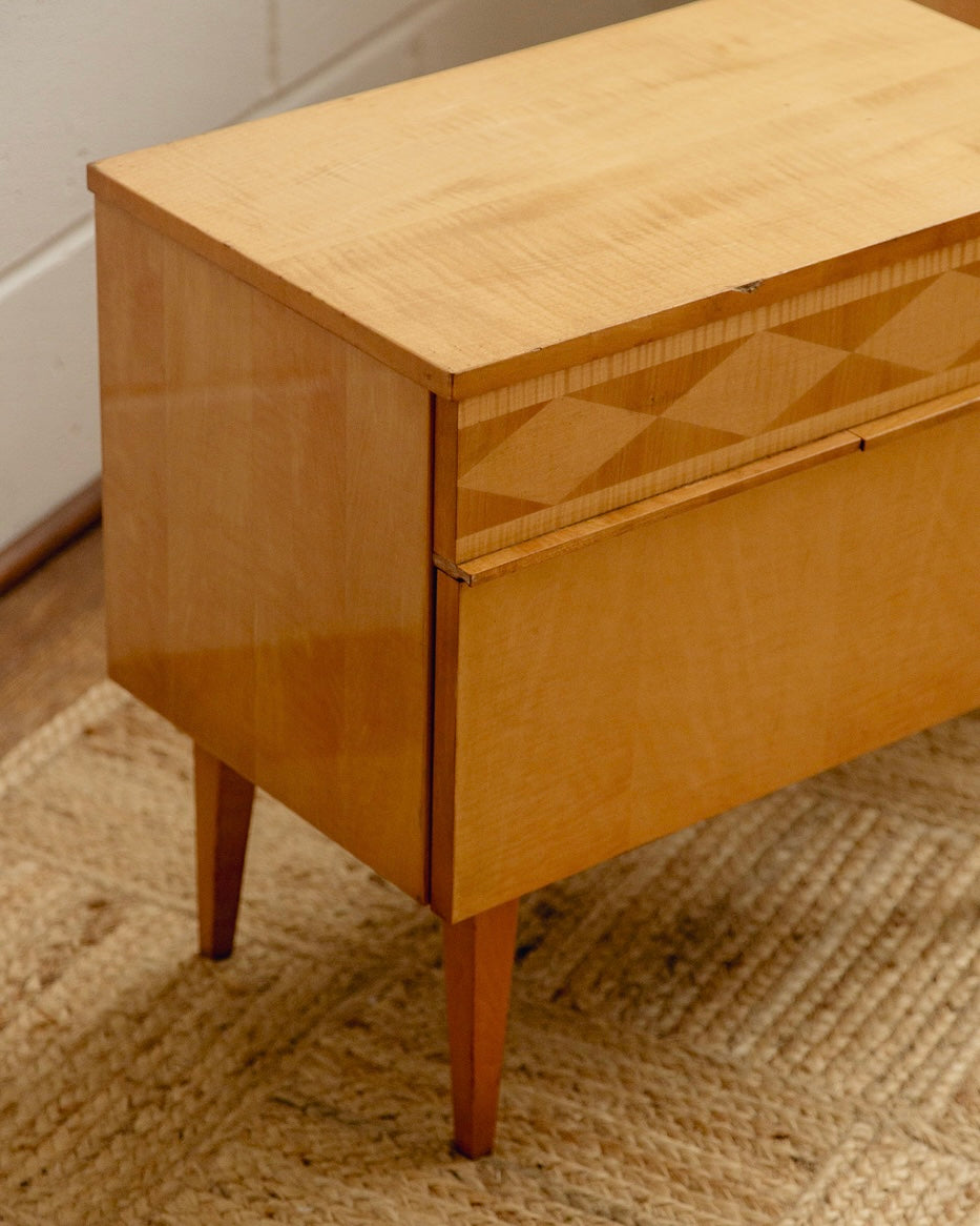Harlequin Satinwood Bedside Tables