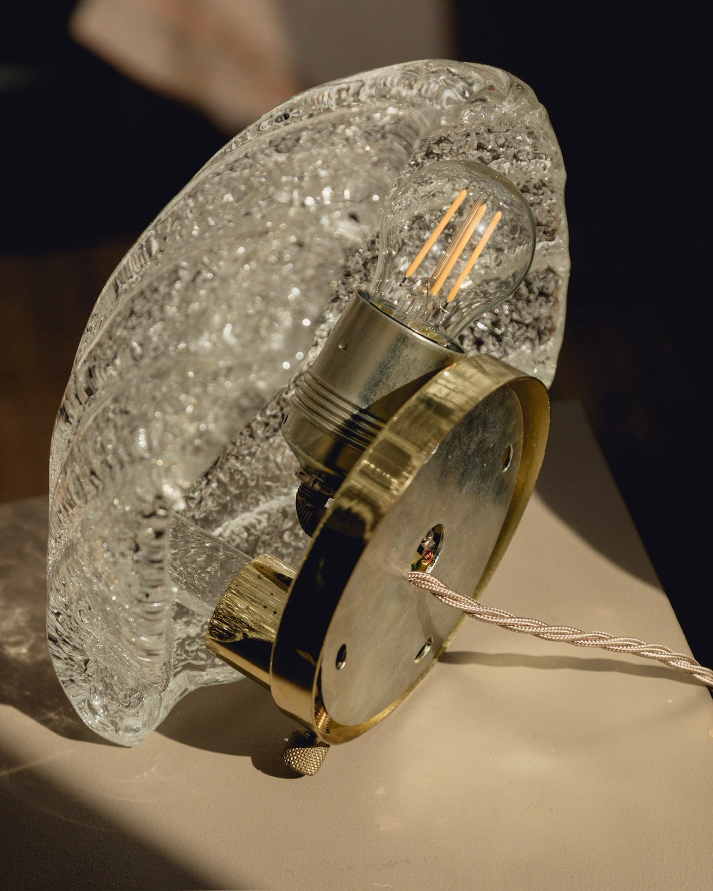 Pair of Barovier & Toso Shell Wall Lights