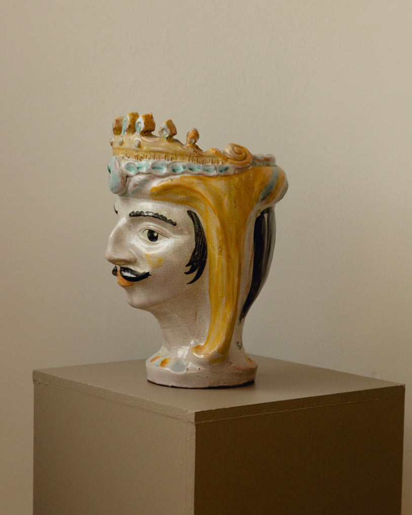 Sicilian Moro Head Vase
