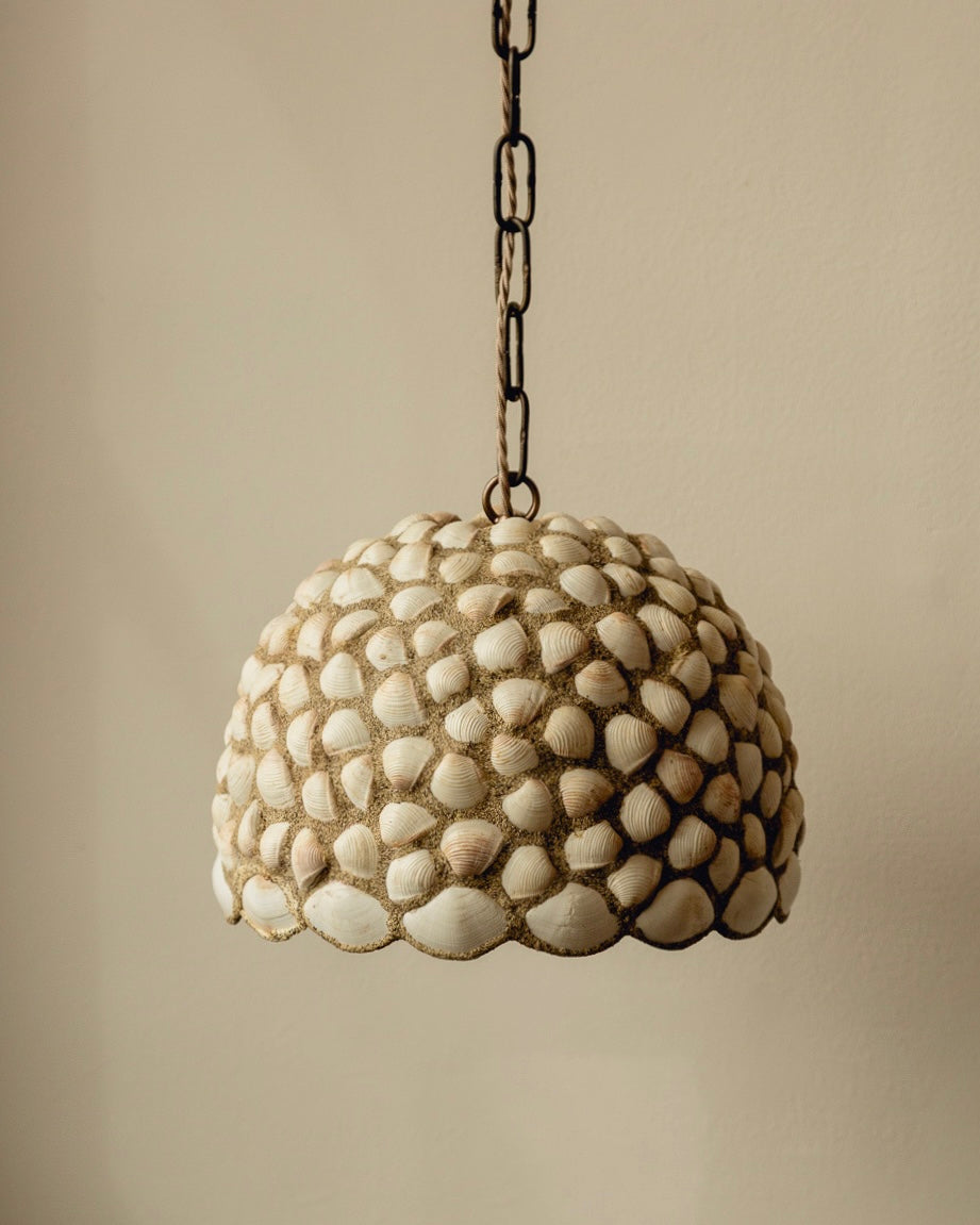 Mid Century Shell Pendant Lights