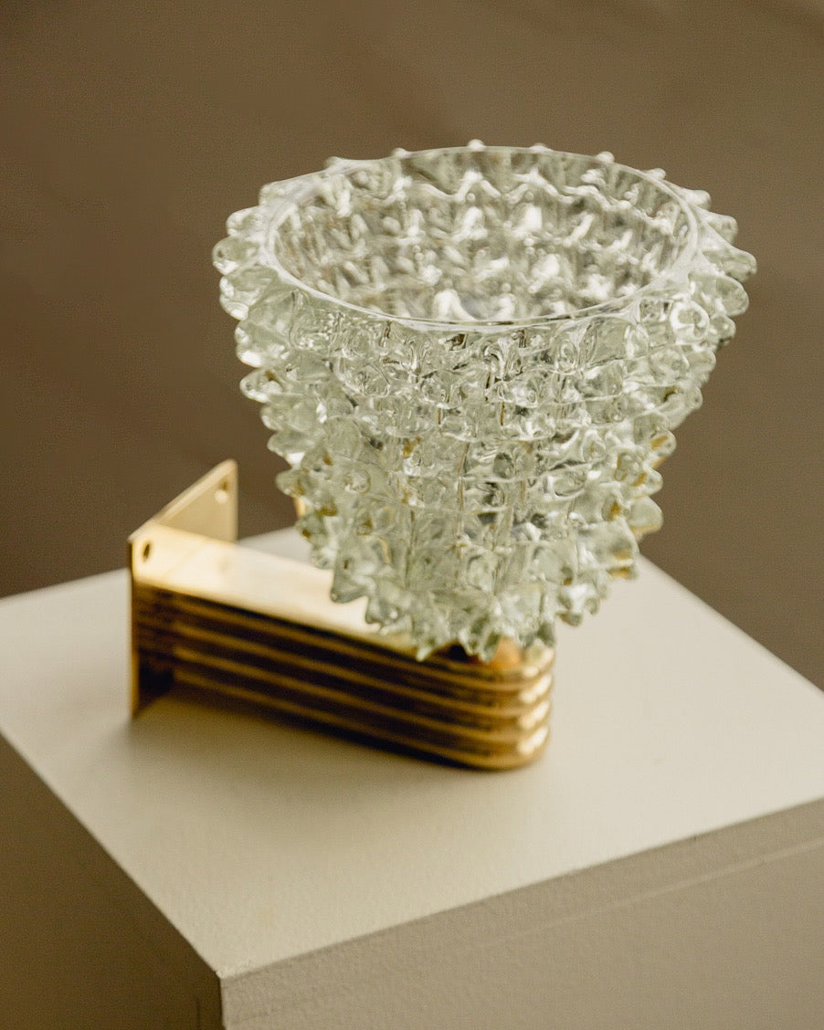 Pair of Barovier & Toso Murano Wall Lights