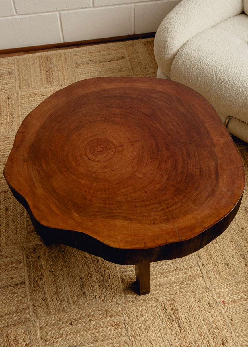 Organic Form Wooden Coffee Table