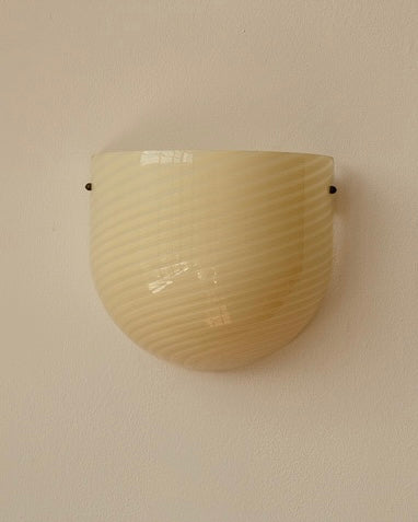 Butter Yellow Murano Wall Lights
