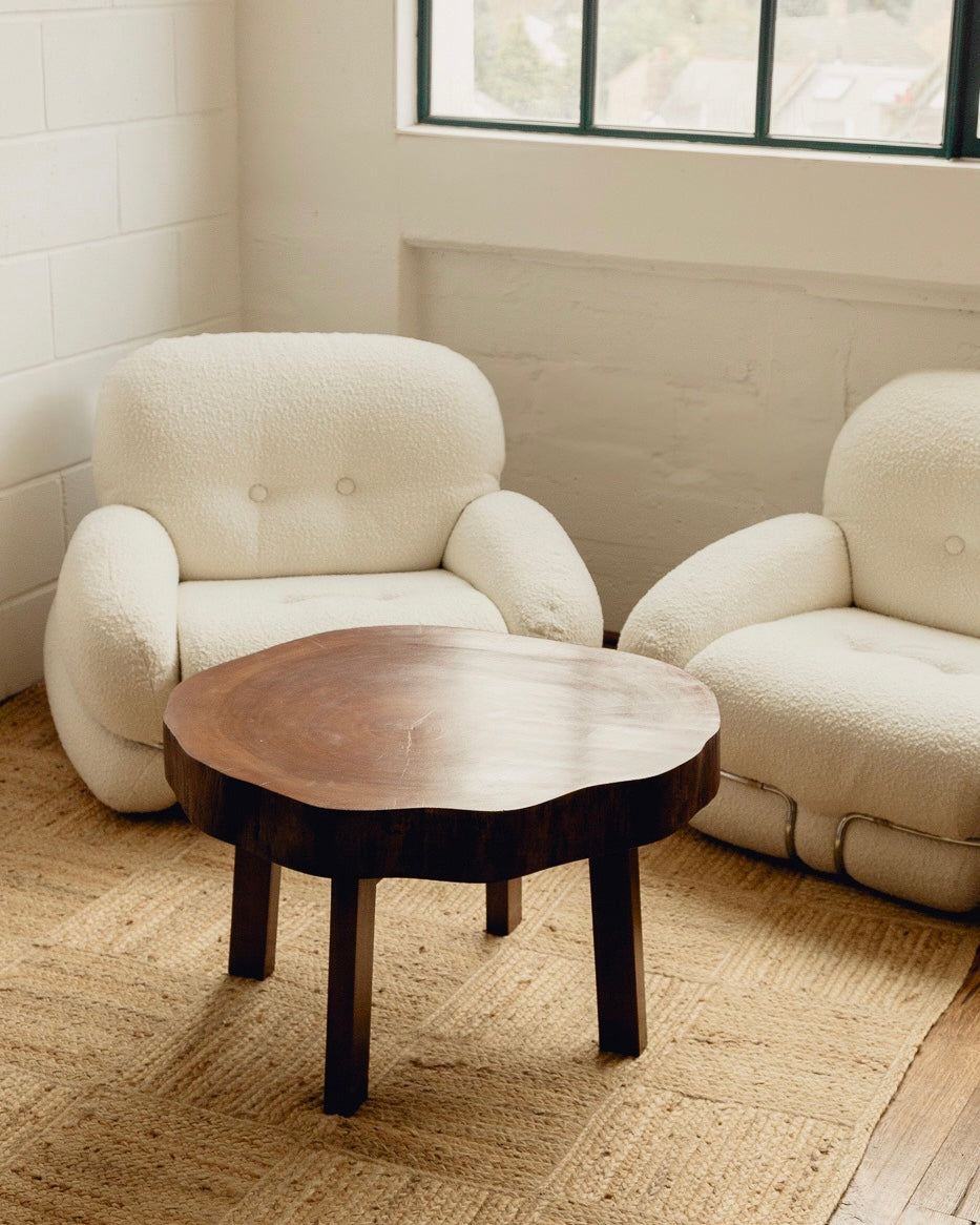 Organic Form Wooden Coffee Table