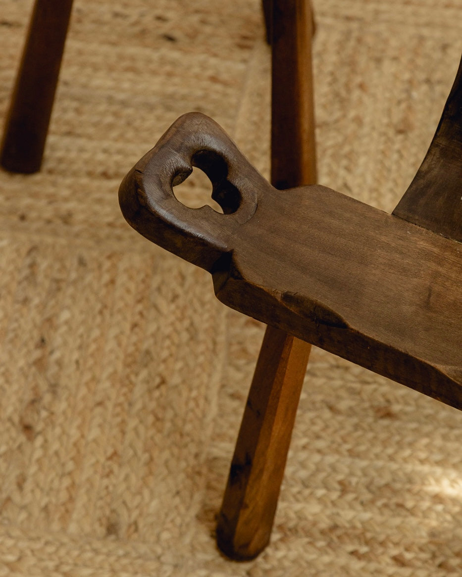 Brutalist Spanish Tripod Stools
