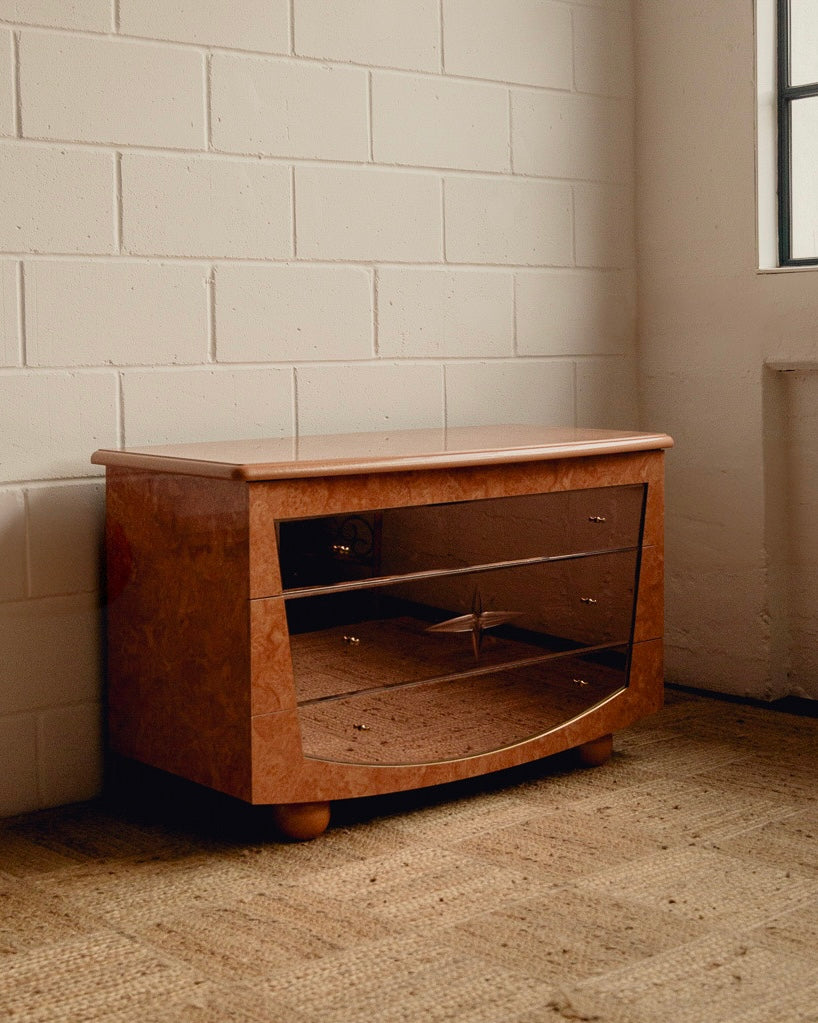 Burl Chest of Drawers/Sideboard