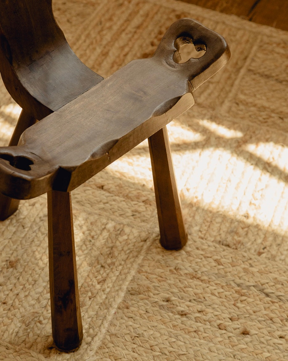 Brutalist Spanish Tripod Stools