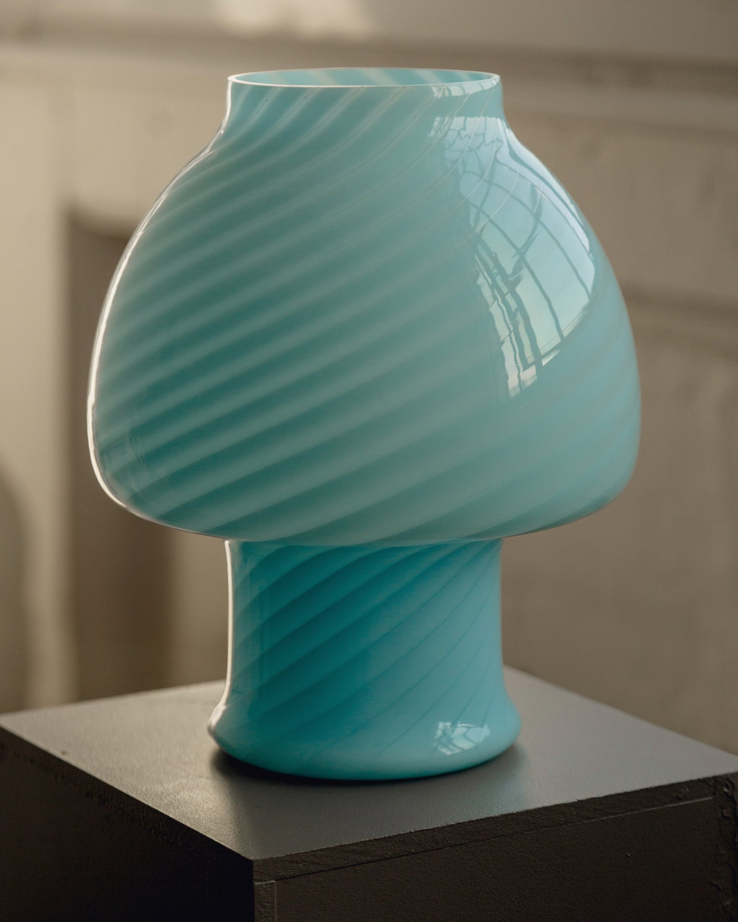Blue Vetri Murano Lamp