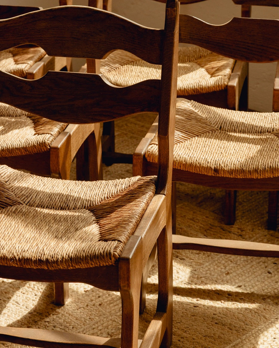 Guillerme & Chambron Razor Back Chairs