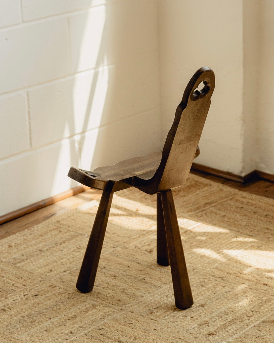 Brutalist Spanish Tripod Stools