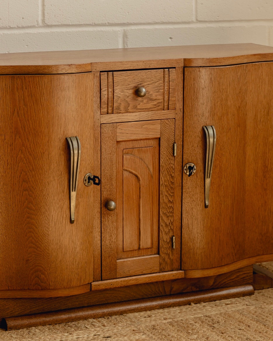Art Deco Oak Sideboard