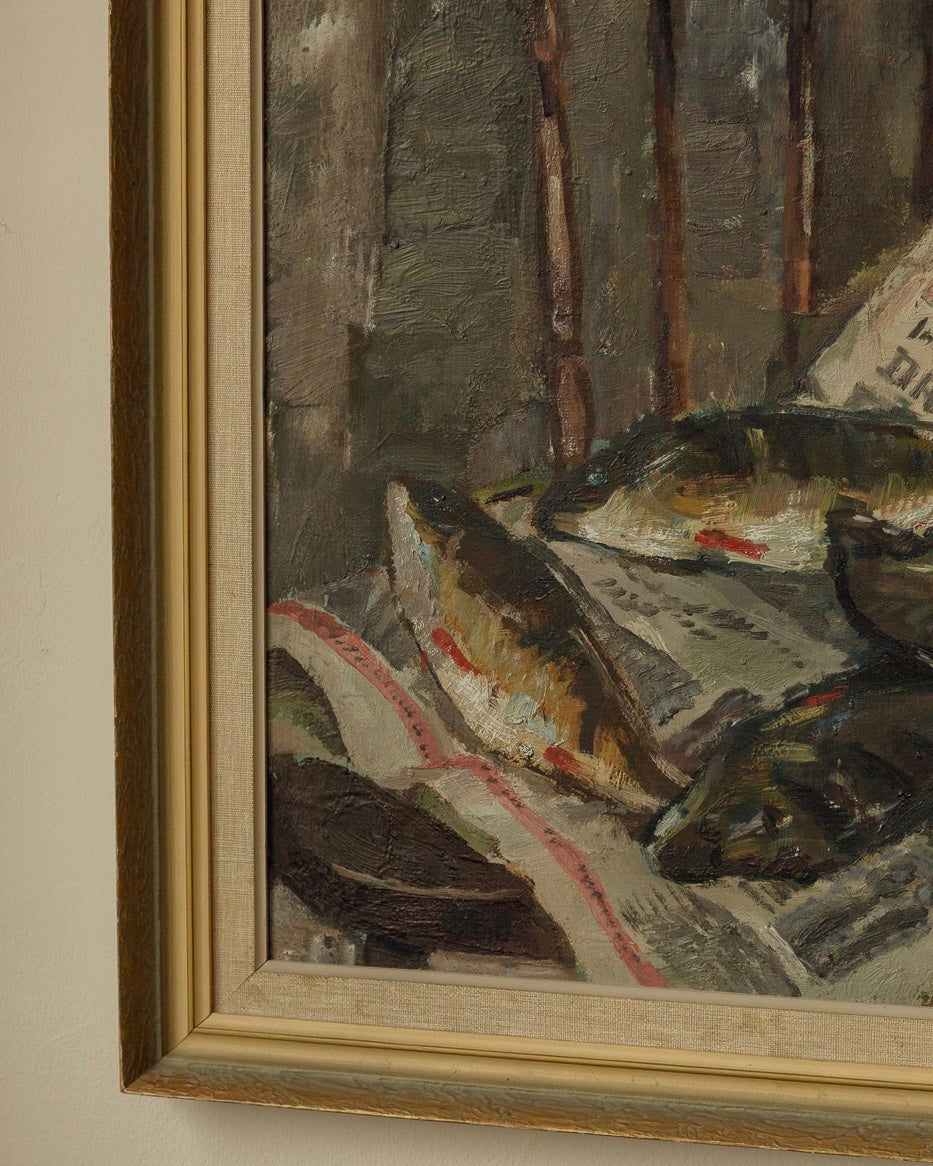 Fish And Newspaper