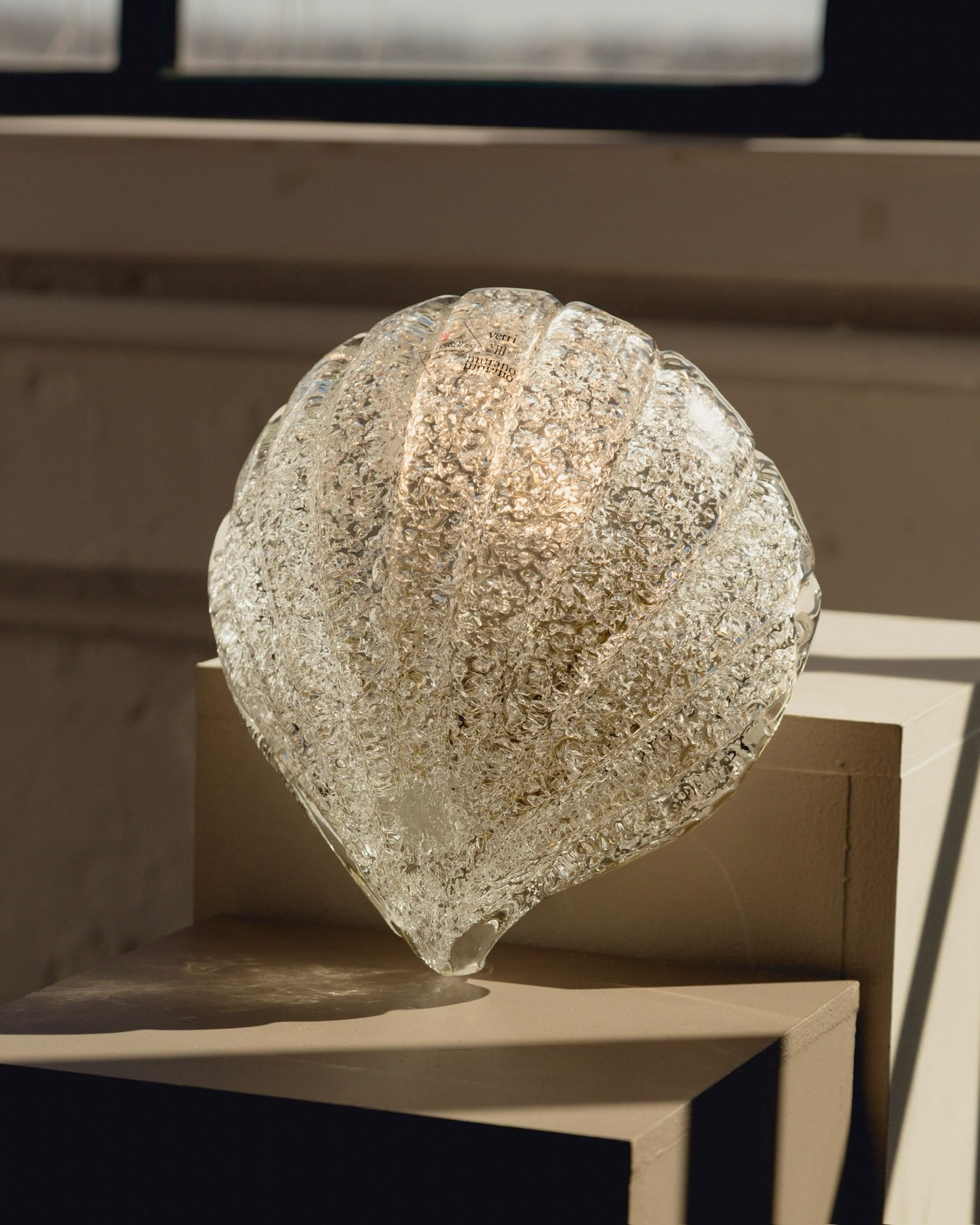 Pair of Barovier & Toso Shell Wall Lights