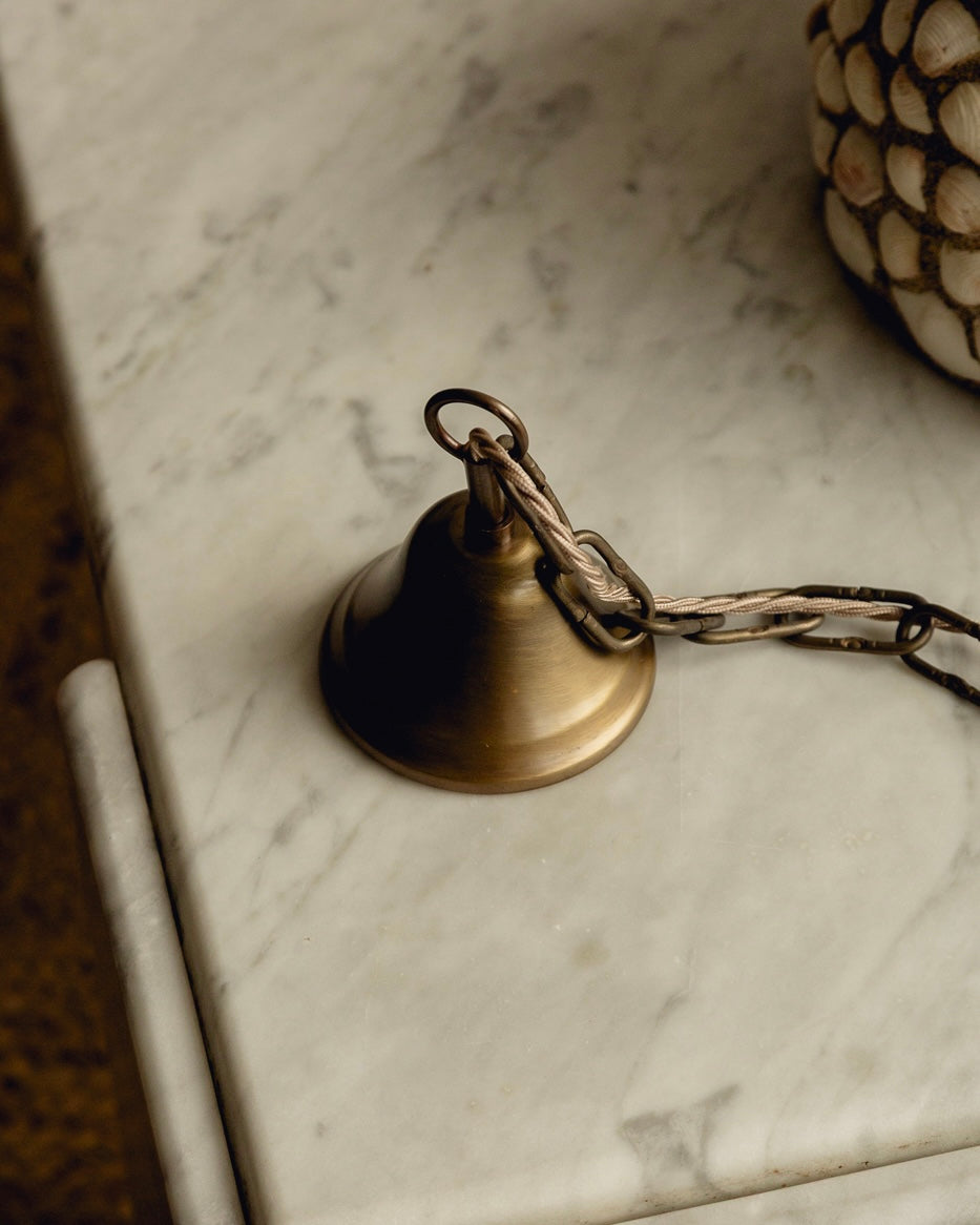 Mid Century Shell Pendant Lights