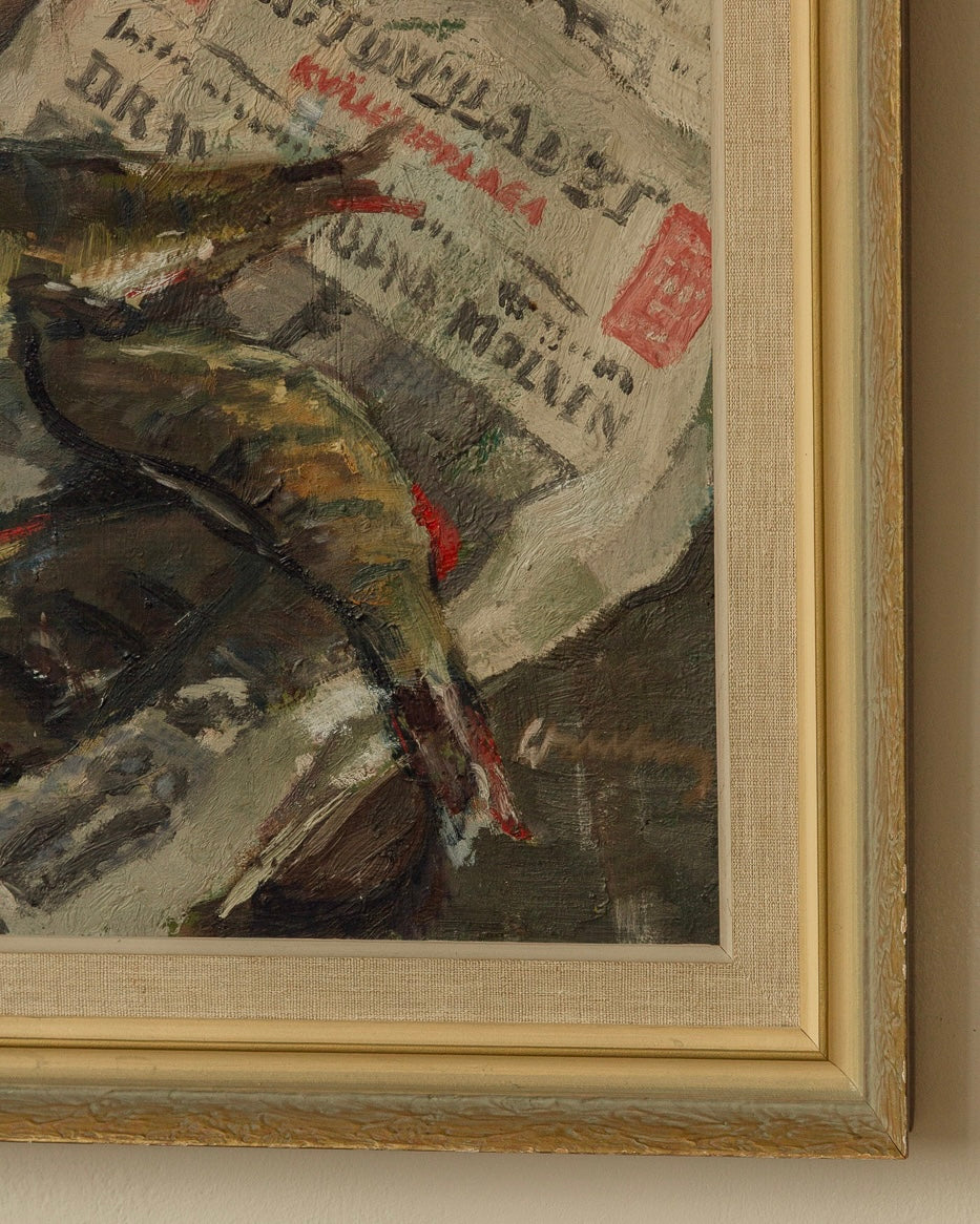 Fish And Newspaper