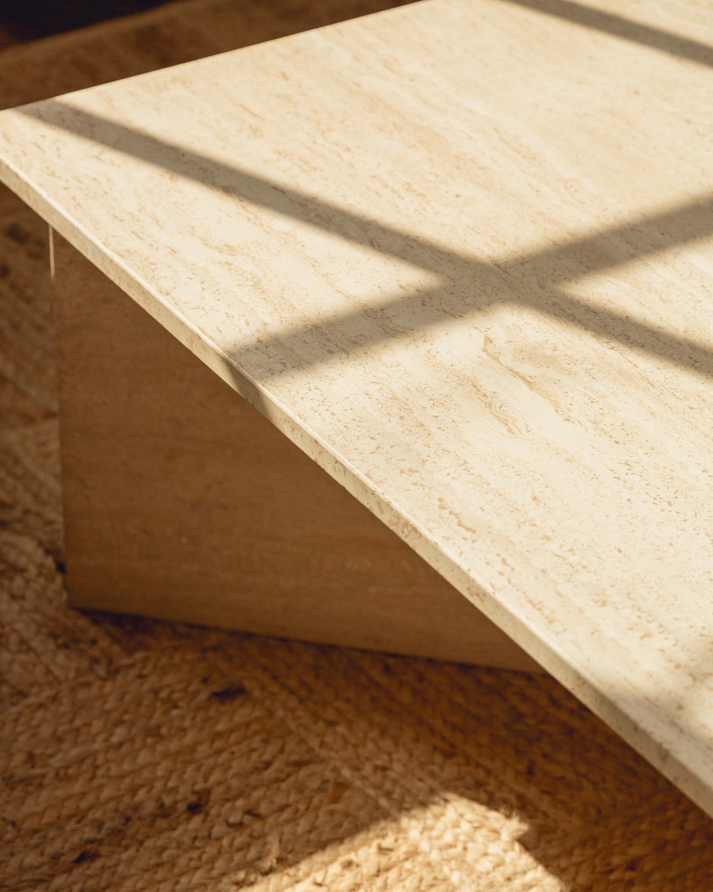 Travertine Up & Up Coffee Table
