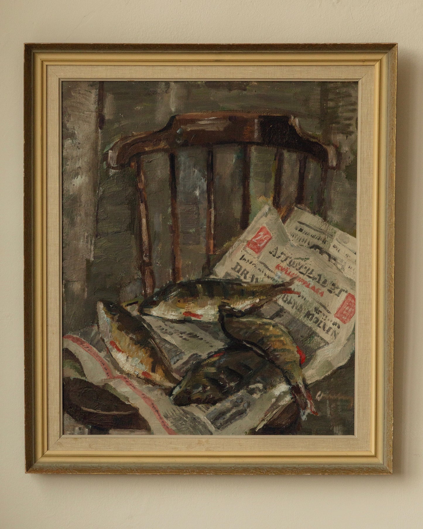 Fish And Newspaper