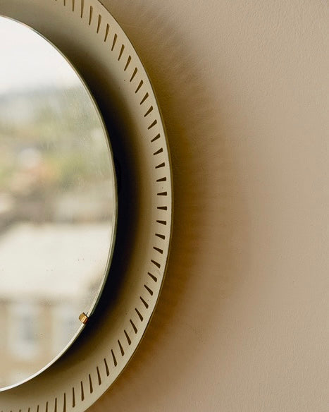 Mid Century Backlit Mirror by Egon Hillebrand