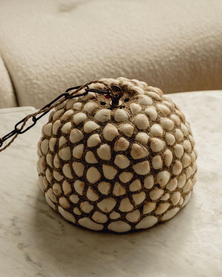 Mid Century Shell Pendant Lights