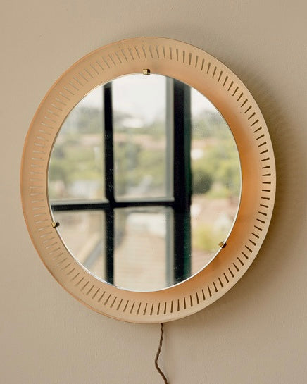 Mid Century Backlit Mirror by Egon Hillebrand