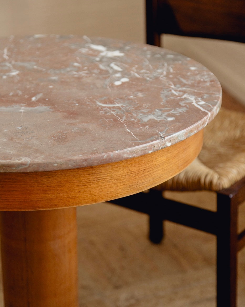 French Marble Bistro Table