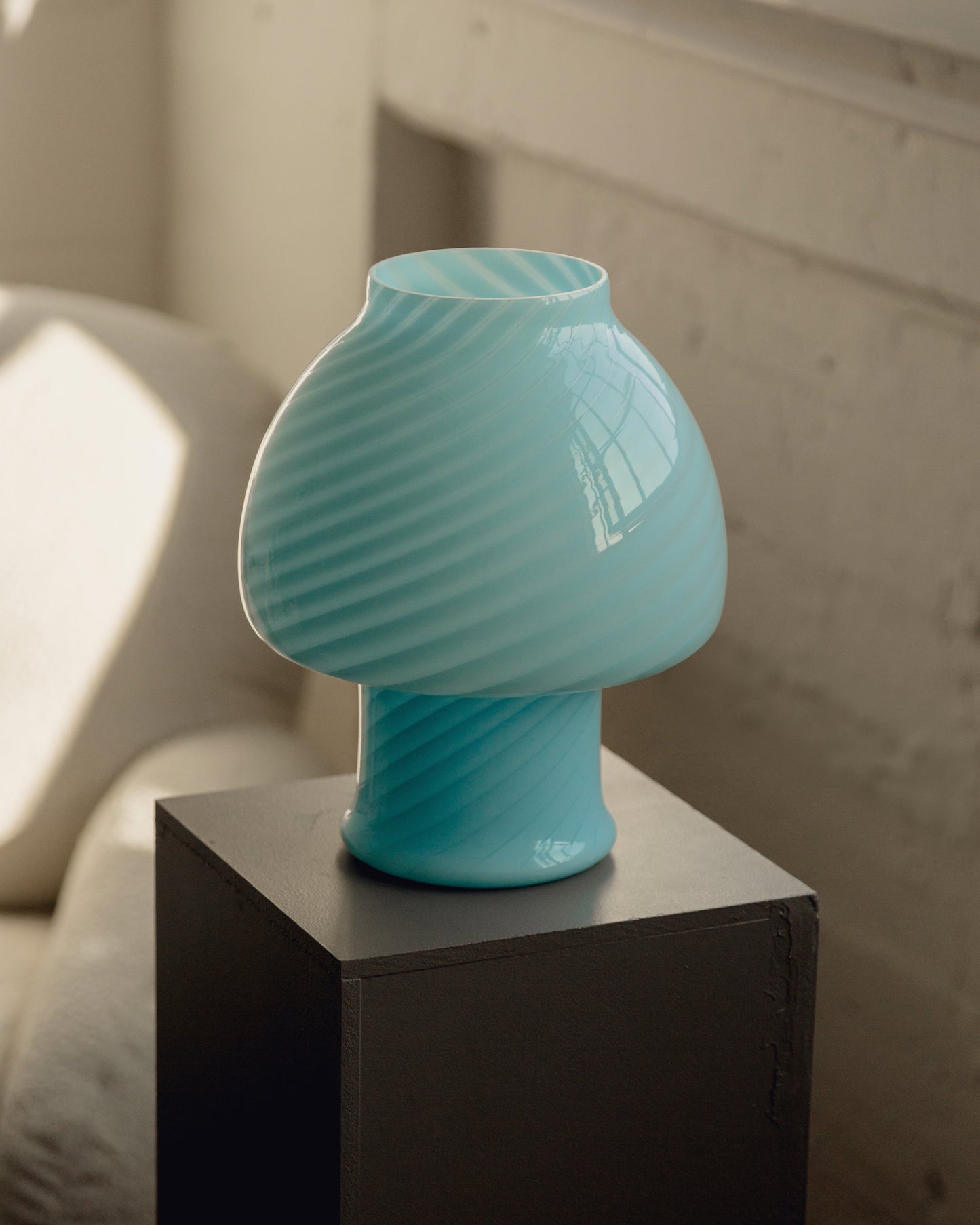 Blue Vetri Murano Lamp