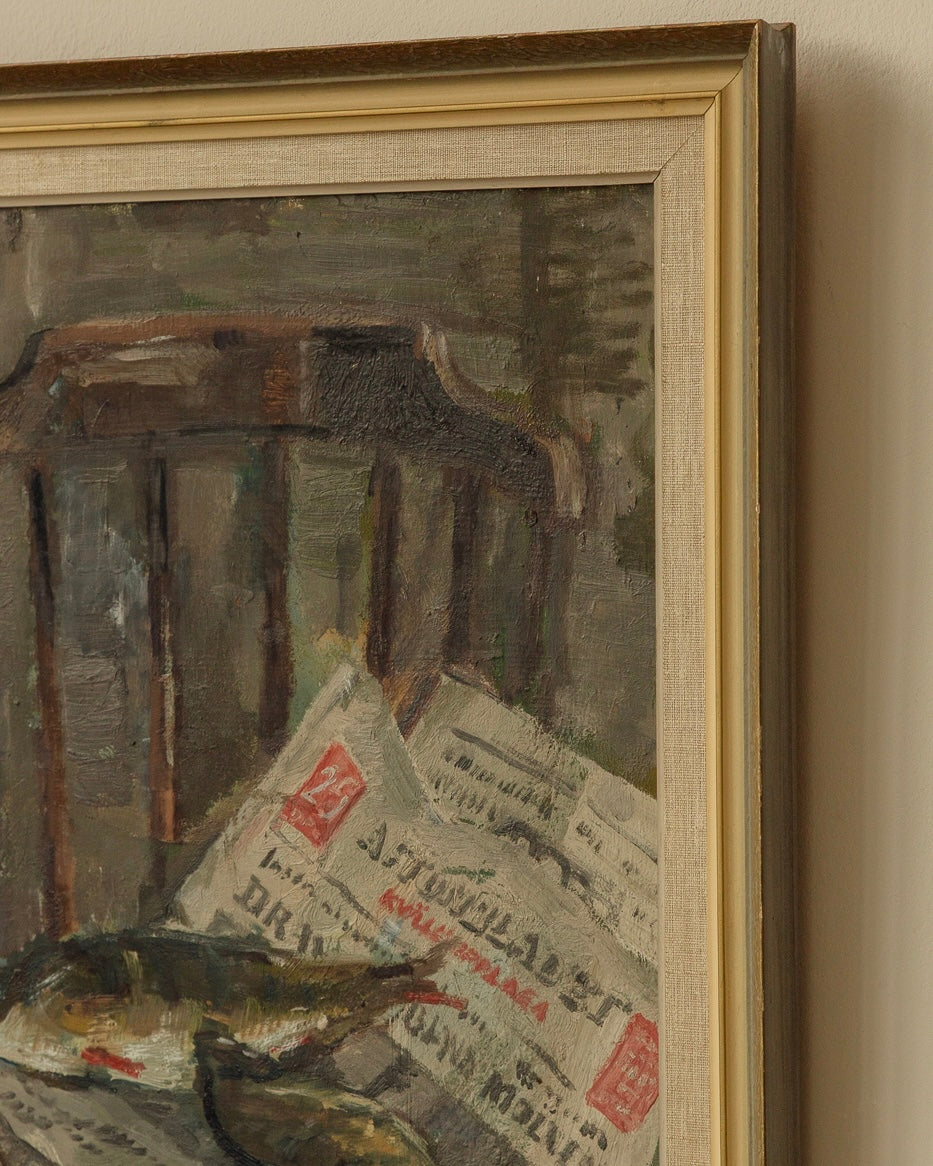 Fish And Newspaper