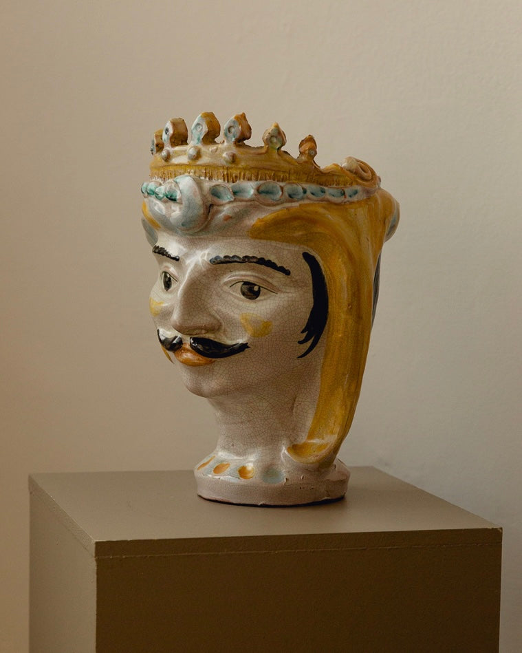 Sicilian Moro Head Vase