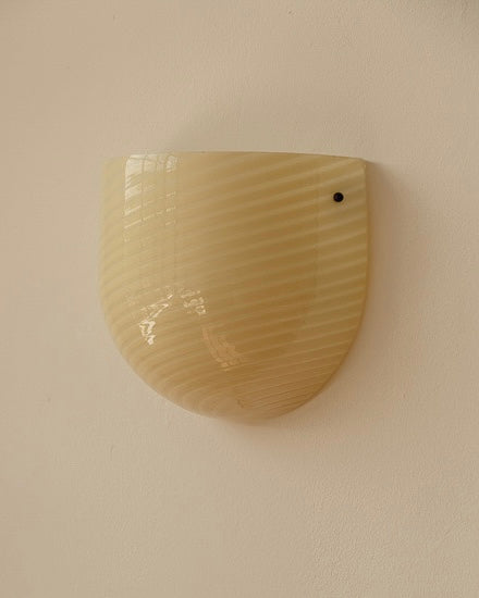 Butter Yellow Murano Wall Lights