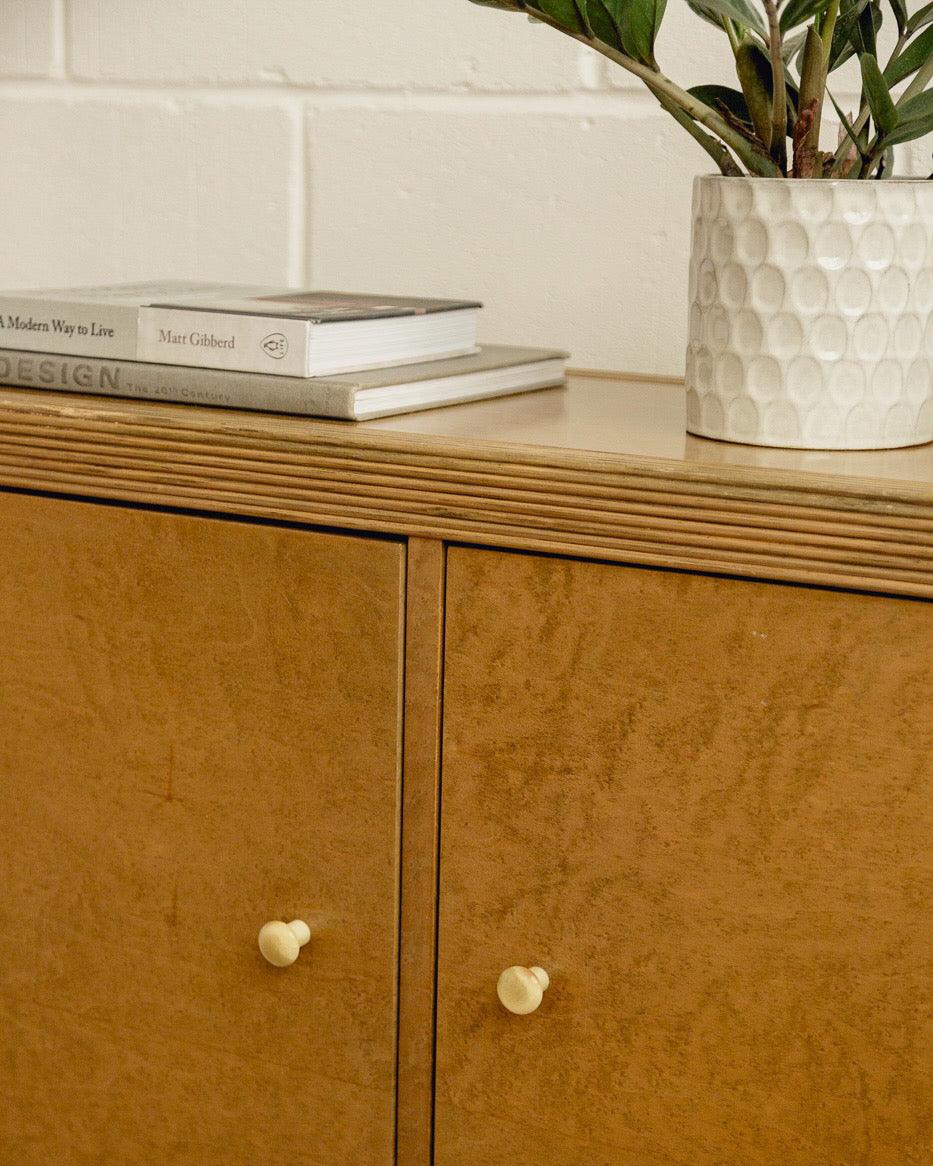 Pencil Reed Maple Sideboard