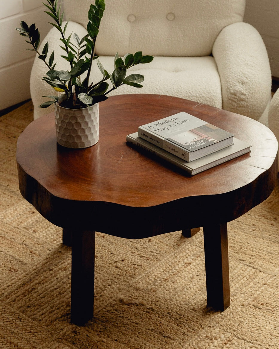 Organic Form Wooden Coffee Table