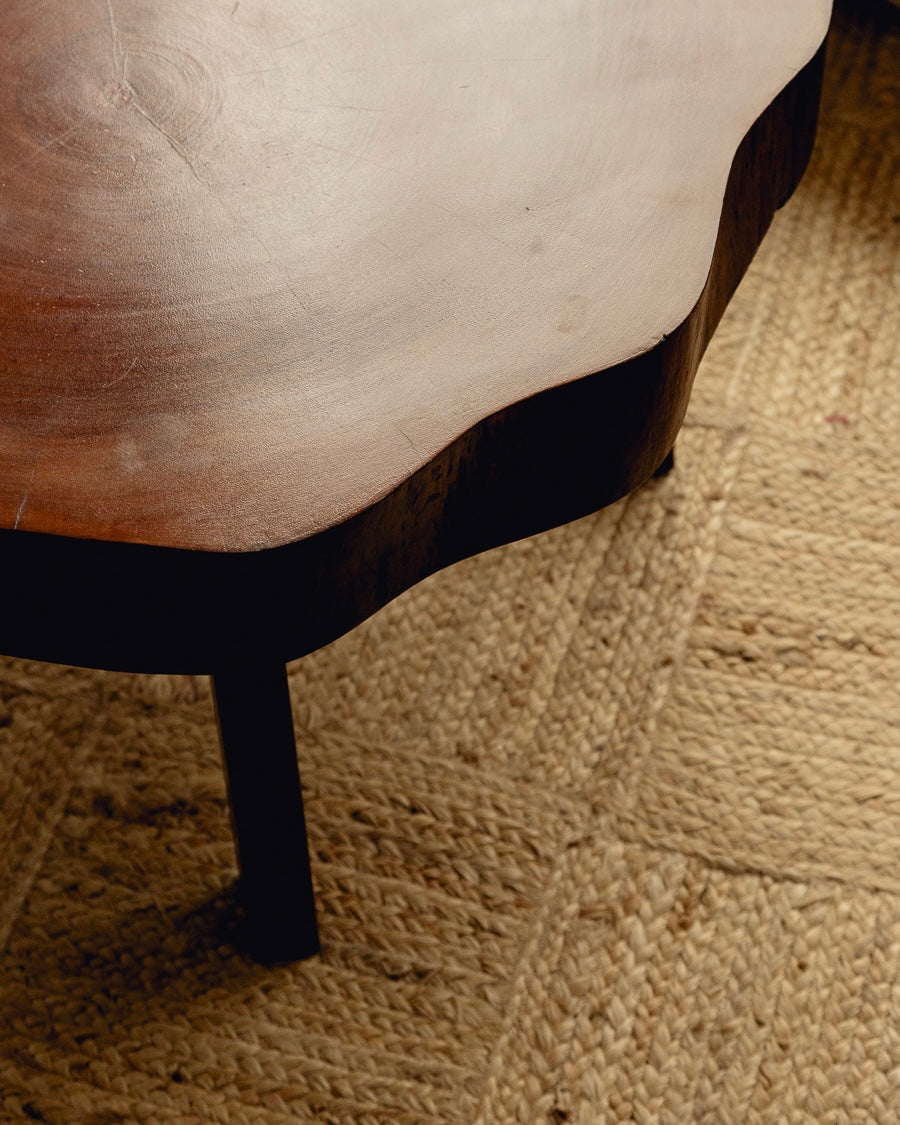 Organic Form Wooden Coffee Table