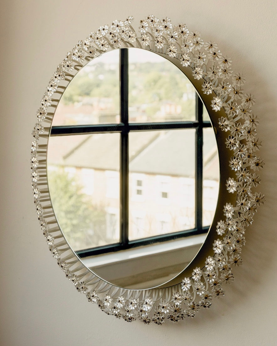 Mid Century Backlit Mirror by Emil Stejner