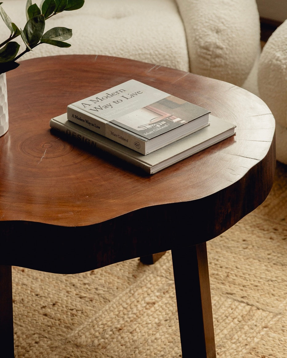 Organic Form Wooden Coffee Table