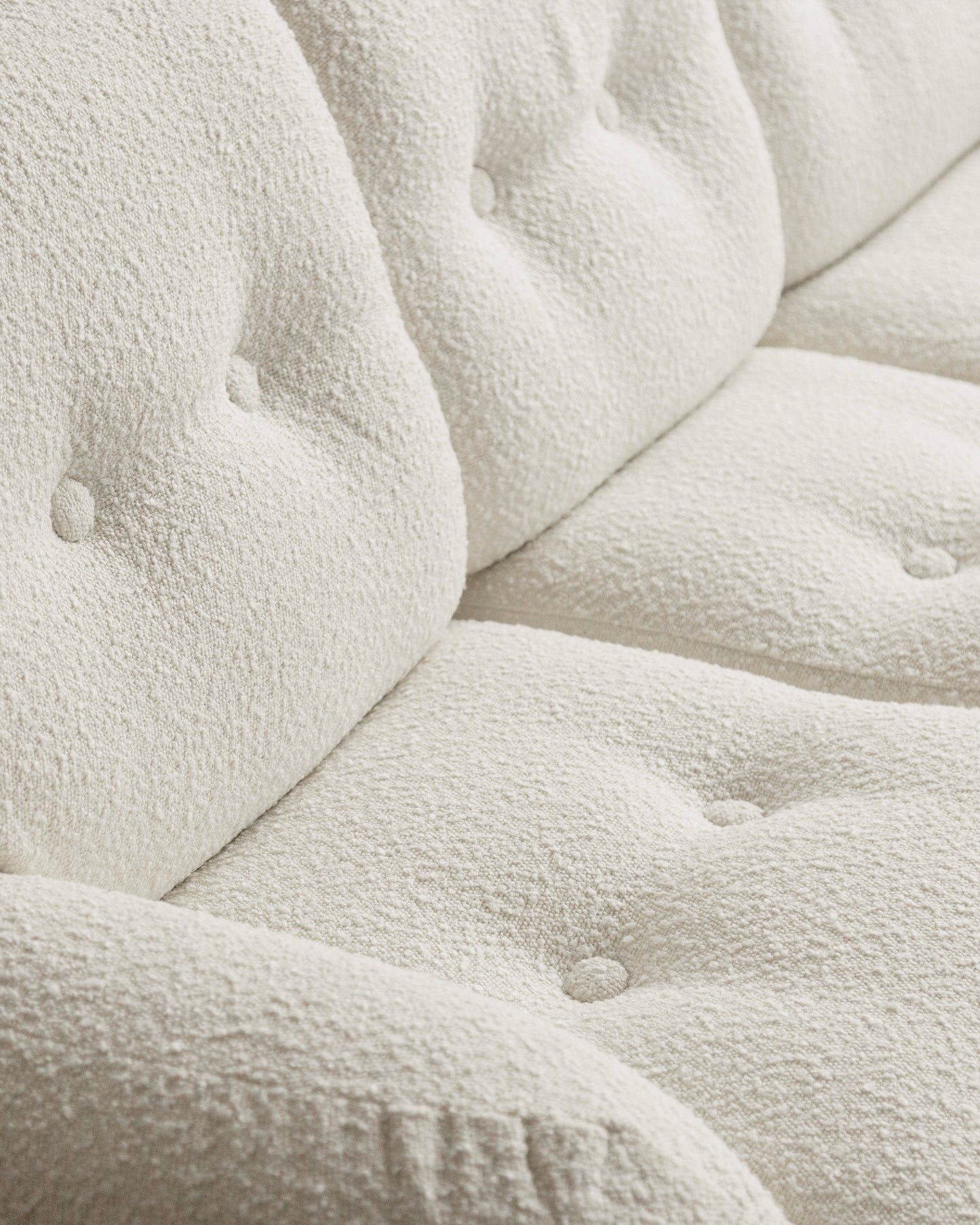 Italian Boucle Sofa by Adriano Piazzesi