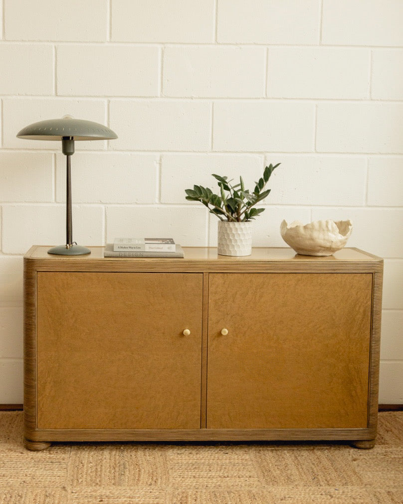 Pencil Reed Maple Sideboard