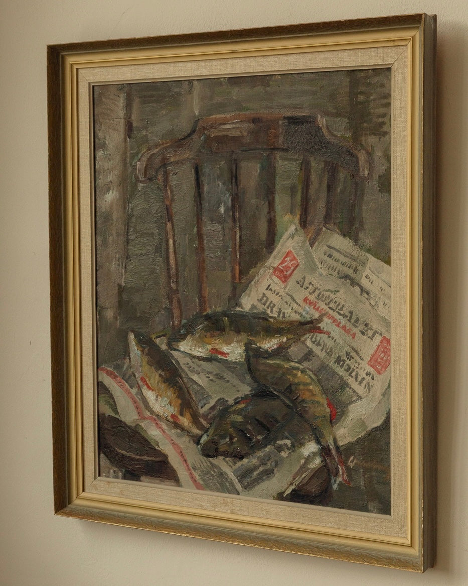 Fish And Newspaper