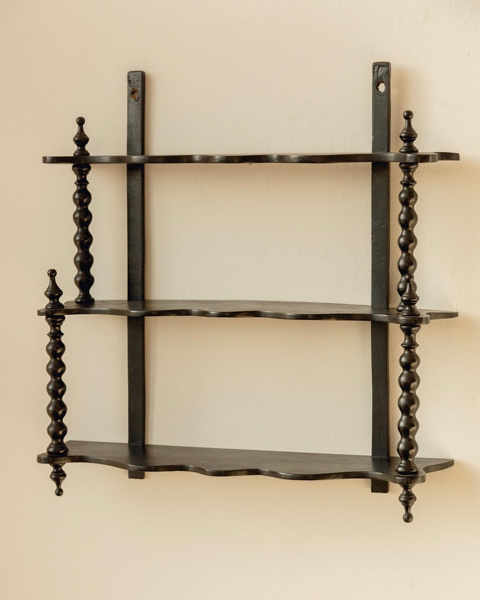 Wavy French Bobbin Shelves