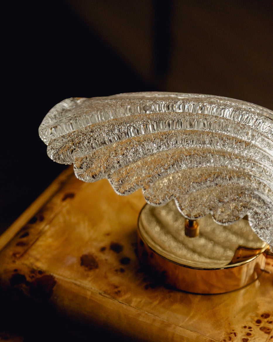 Pair of Murano Scalloped Wall Lights