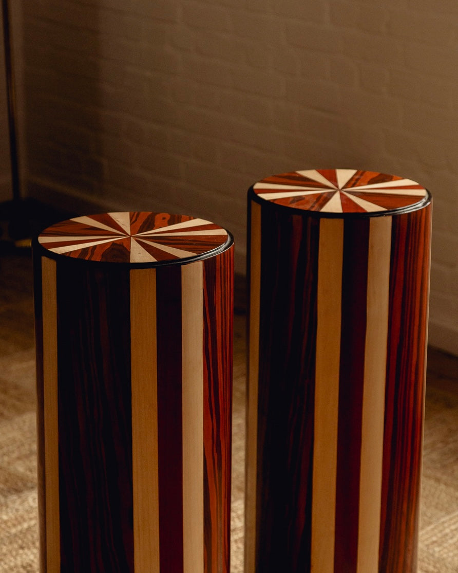 Pair of Art Deco Revival Pedestals