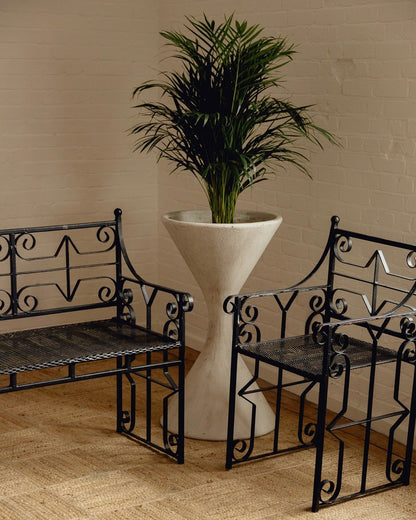 Wrought Iron Bench