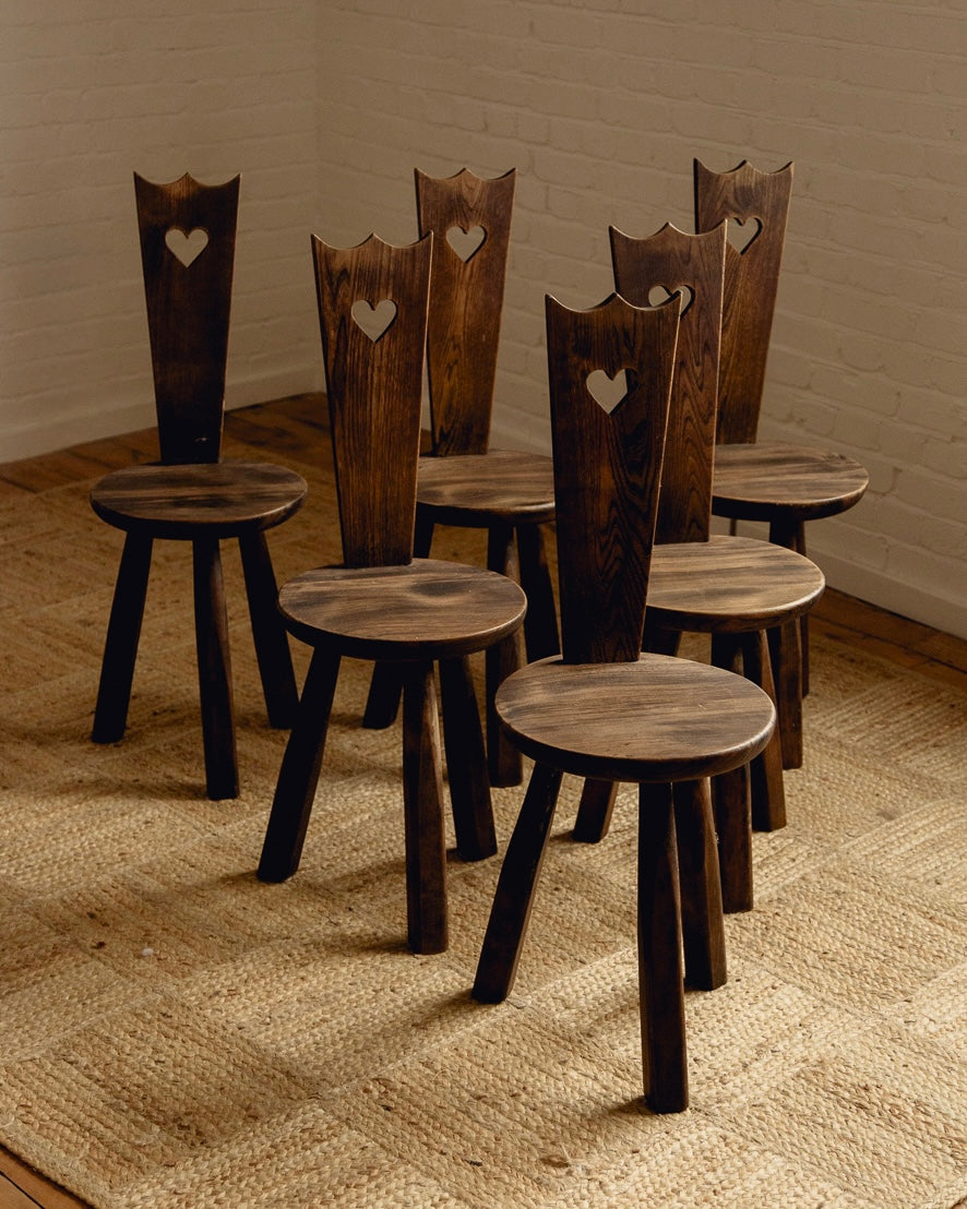 Heart Back Chairs