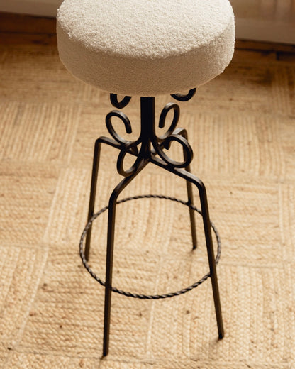 ON HOLD - French Wrought Iron Stools