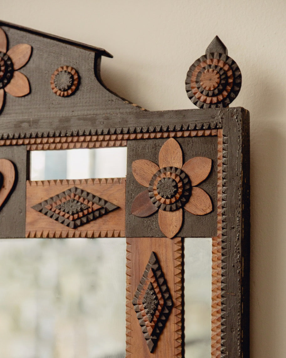 Swedish Tramp Art Mirror