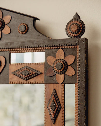 Swedish Tramp Art Mirror
