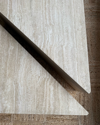 Travertine Up & Up Coffee Table