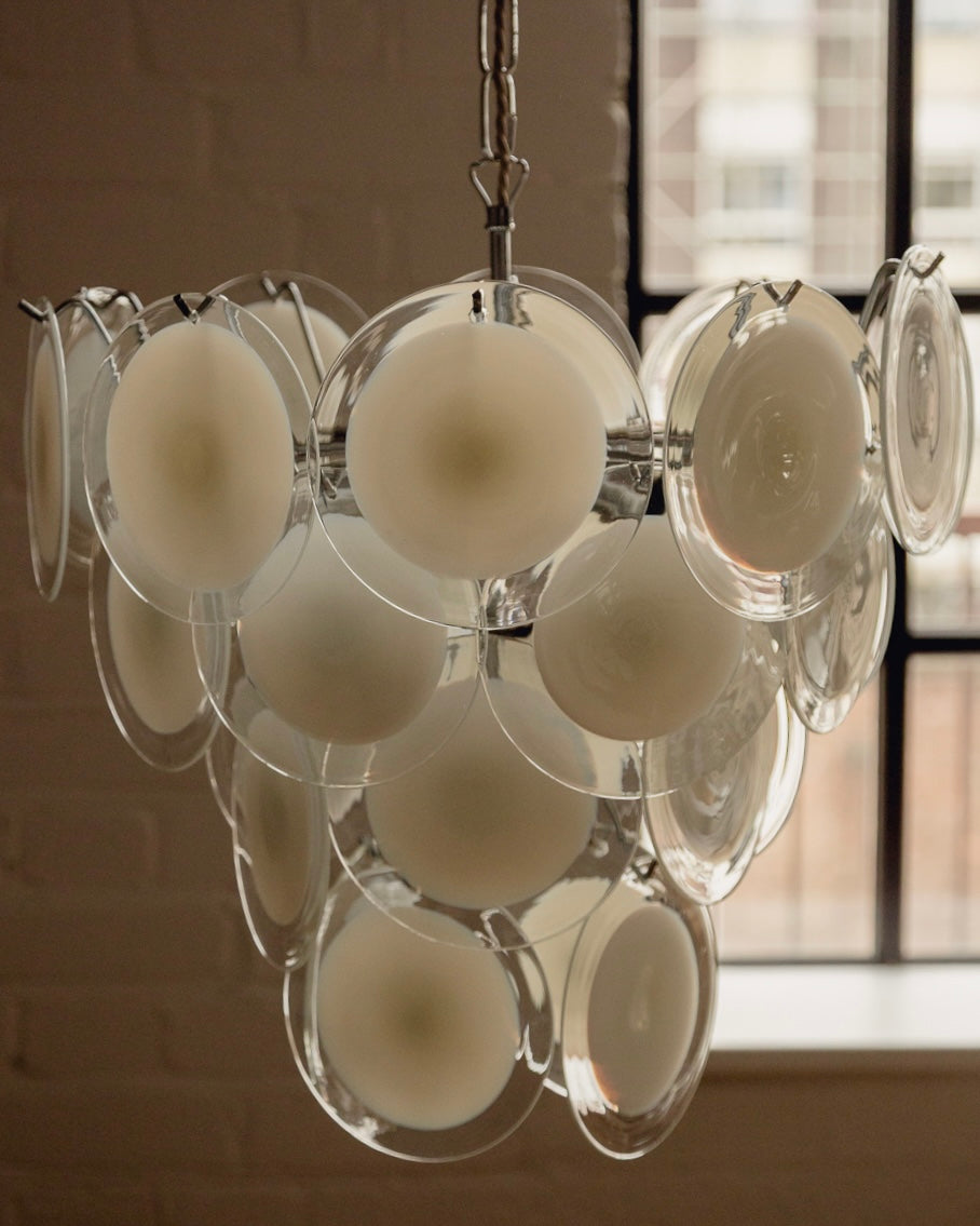 Luciano Vistosi Murano Chandelier