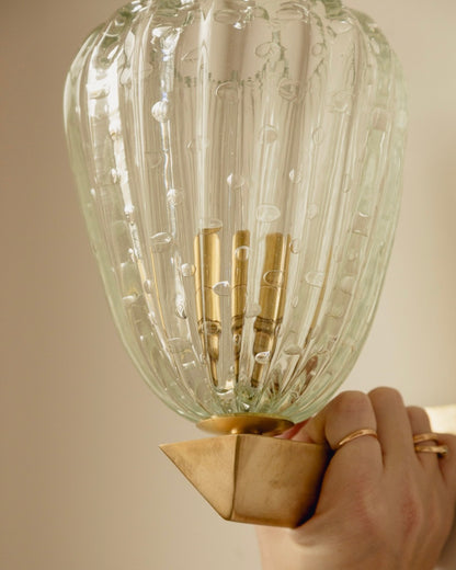 Pair of Barovier & Toso Murano Wall Lights
