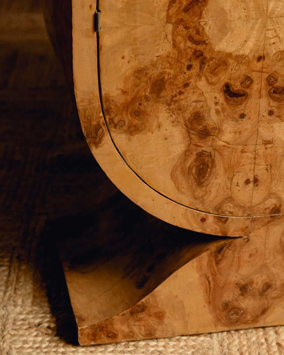 Burl Art Deco Cabinet