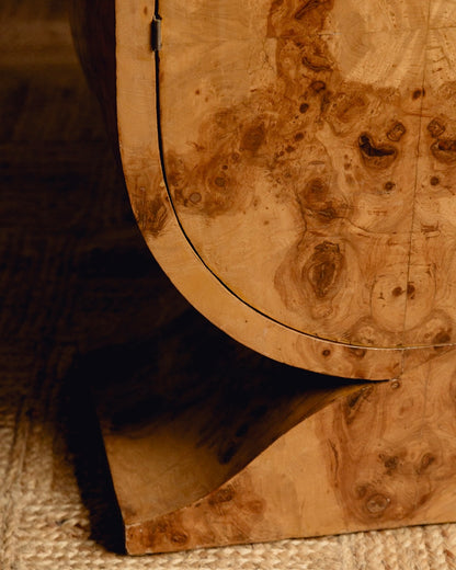 Burl Art Deco Cabinet
